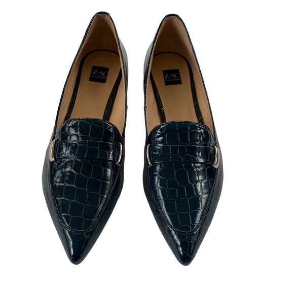 ZAC ZAC POSEN Nayeli Loafer Flat Prussian Blue 6.5 NWT - Picture 10 of 13